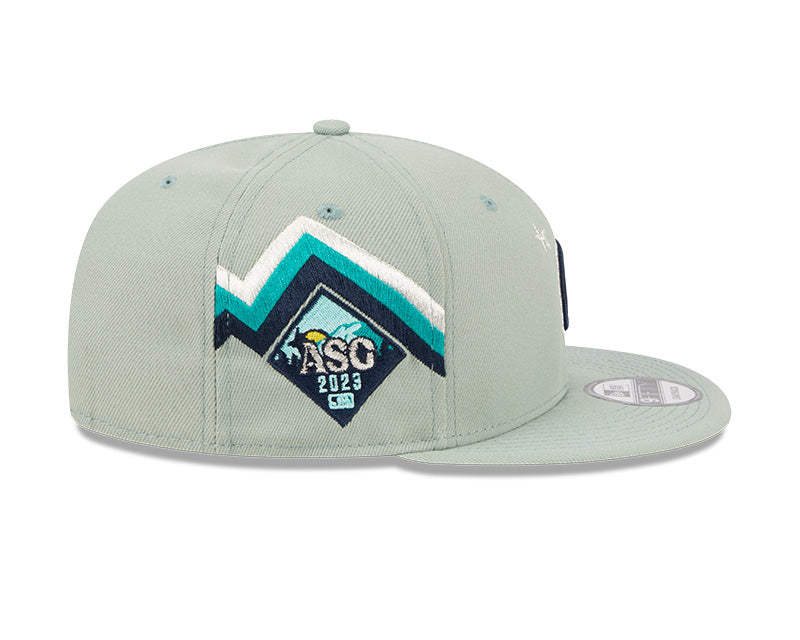 CHICAGO CUBS NEW ERA ALL STAR 2023 9FIFTY GREEN SNAPBACK CAP