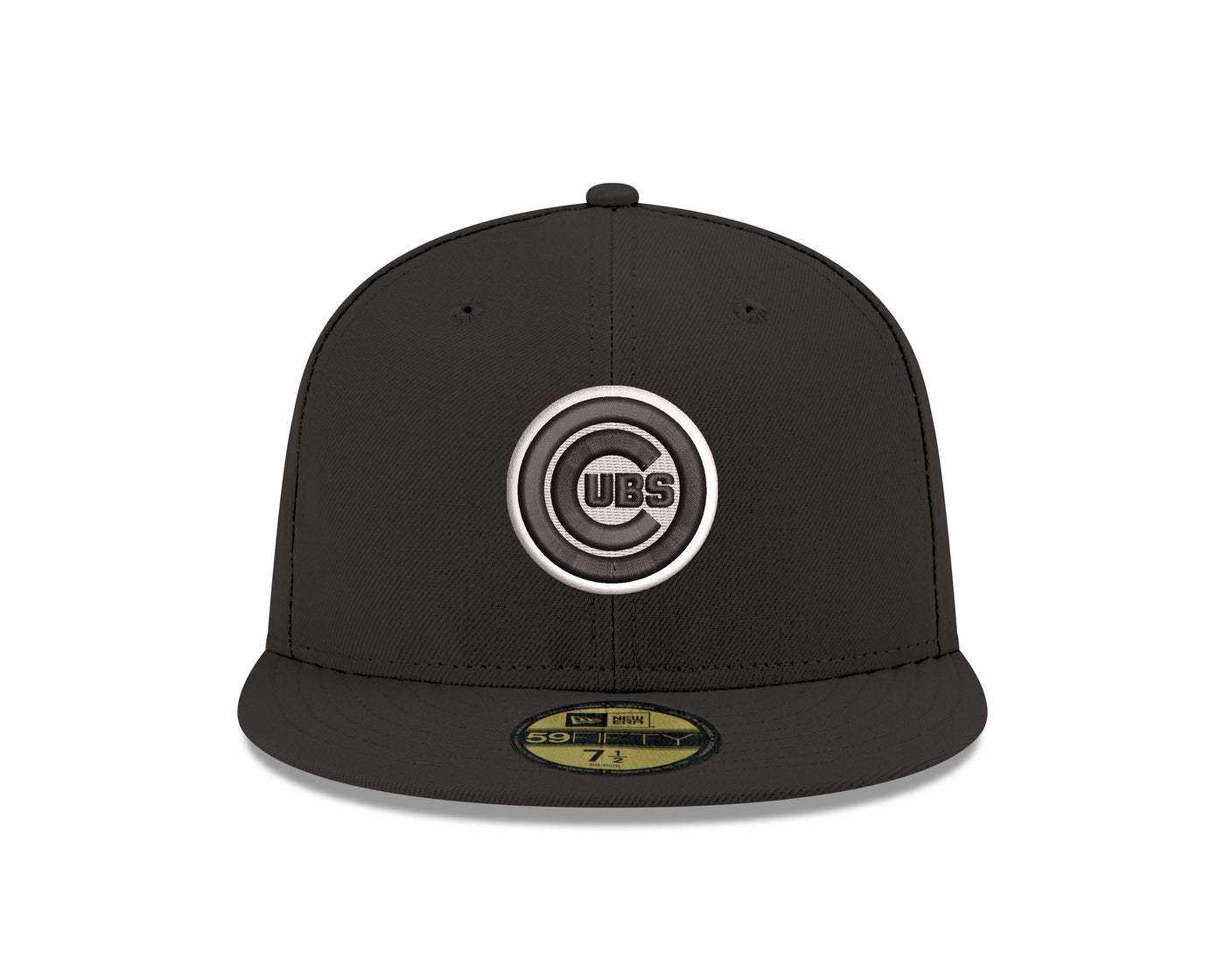 CHICAGO CUBS NEW ERA BULLSEYE LOGO 100 YEAR PATCH FITTED CAP