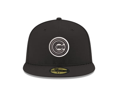 CHICAGO CUBS NEW ERA BULLSEYE LOGO 100 YEAR PATCH FITTED CAP
