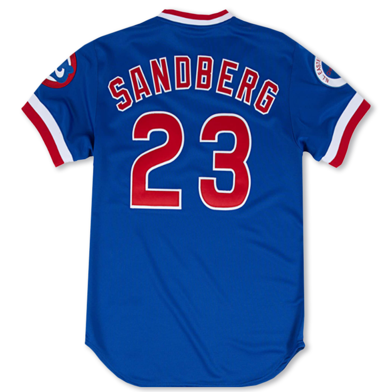 Chicago Cubs Mitchell & Ness Authentic Ryne Sandberg Alternate Jersey by Mitchell & Ness Jerseys MITCHELL & NESS