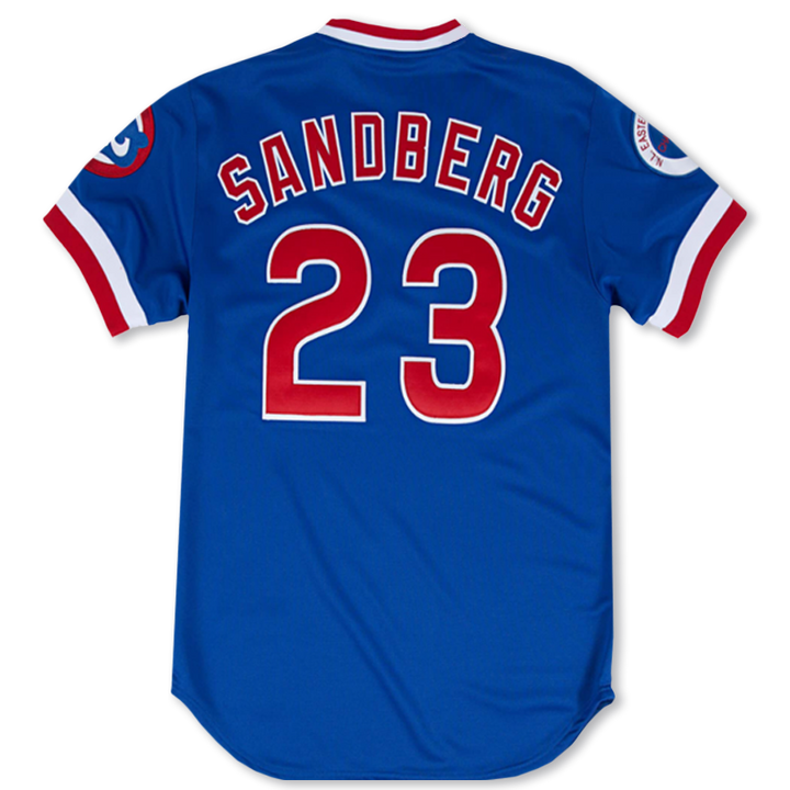 Chicago Cubs Mitchell & Ness Authentic Ryne Sandberg Alternate Jersey by Mitchell & Ness Jerseys MITCHELL & NESS
