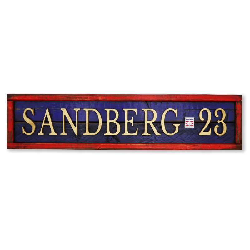 Chicago Cubs Ryne Sandberg 25 Inch Handmade Wooden Sign Caps Ivy Shop