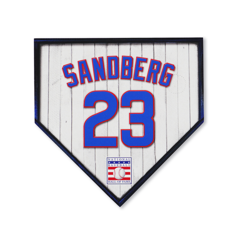 Chicago Cubs Ryne Sandberg 10 Inch Replica Homeplate Caps Ivy Shop