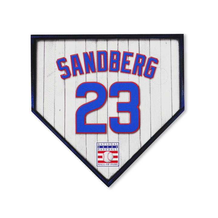 Chicago Cubs Ryne Sandberg 10 Inch Replica Homeplate Caps Ivy Shop