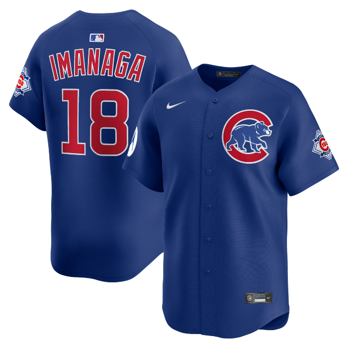 Chicago Cubs Shōta Imanaga Royal Blue Alternate 150th Anniversary Limited Jersey by Nike