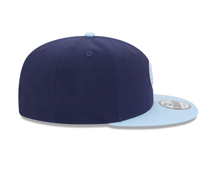 Chicago Cubs Bullseye Navy 9Fifty Snapback Cap by New Era Caps NEW ERA CAP COMPANY INC
