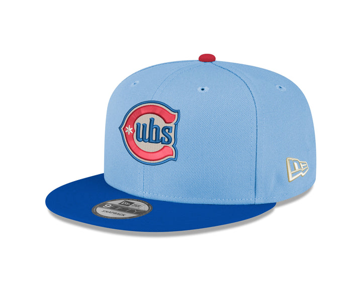 Chicago Cubs Blues Alt Logo 9FIFTY Sky Royal Cap by New Era Caps New Era