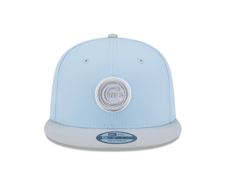 Chicago Cubs Bullseye Two Tone Light Blue 9Fifty Snapback Cap by New Era Caps NEW ERA CAP COMPANY INC