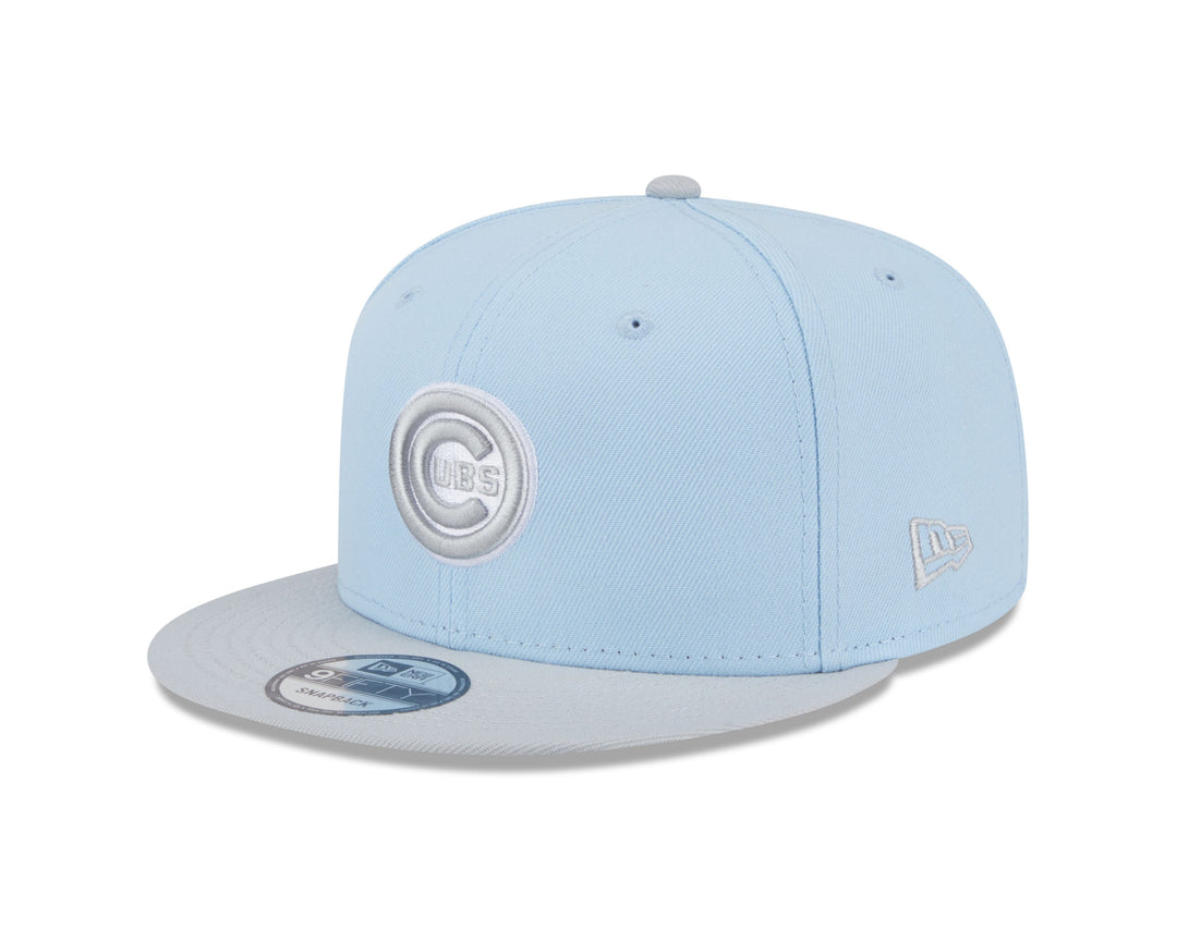 Chicago Cubs Bullseye Two Tone Light Blue 9Fifty Snapback Cap by New Era Caps NEW ERA CAP COMPANY INC