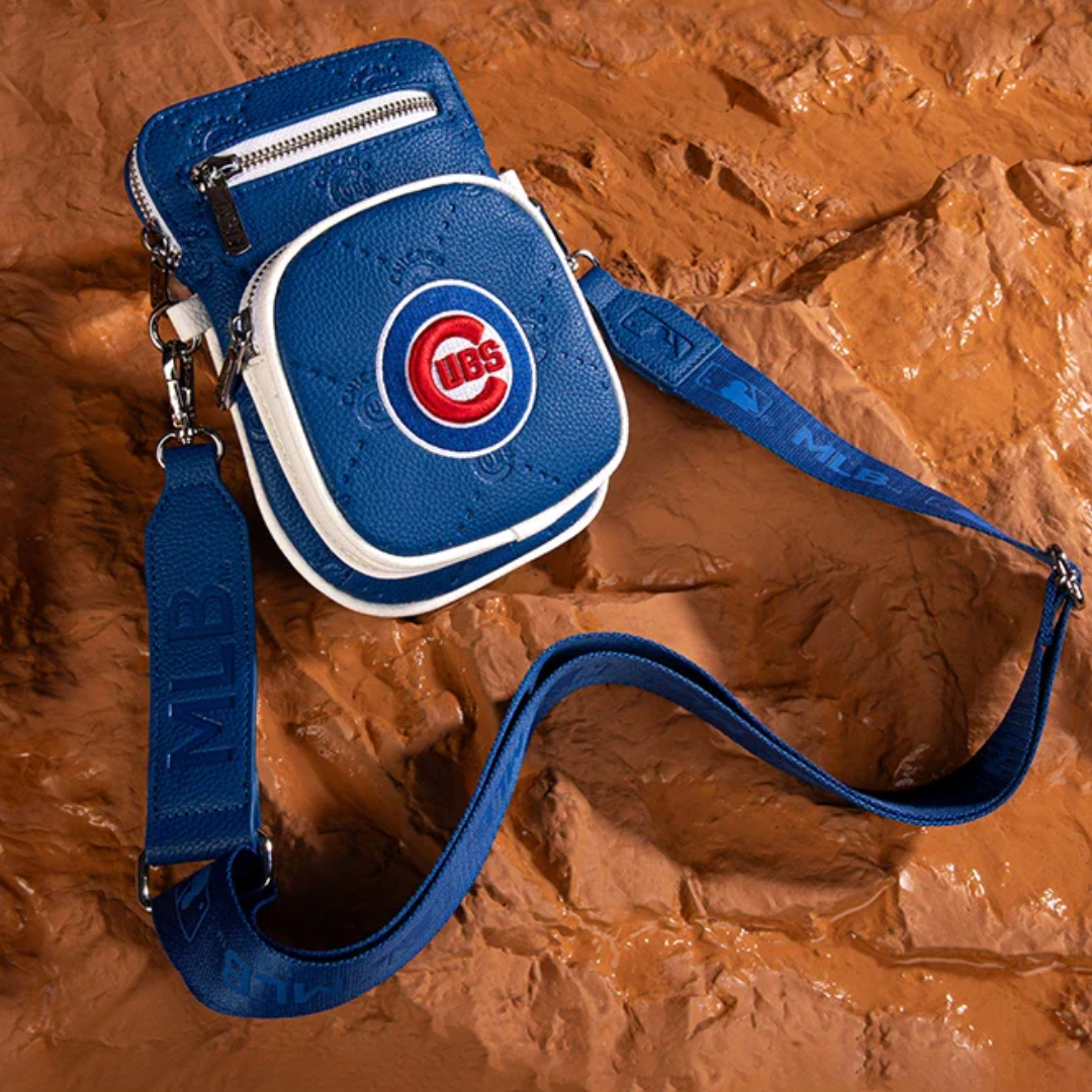 Chicago Cubs Logo Synthetic Leather Mini Crossbody Bag