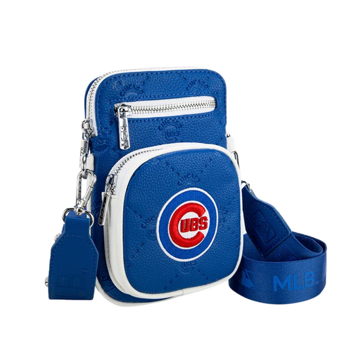 Chicago Cubs Logo Synthetic Leather Mini Crossbody Bag