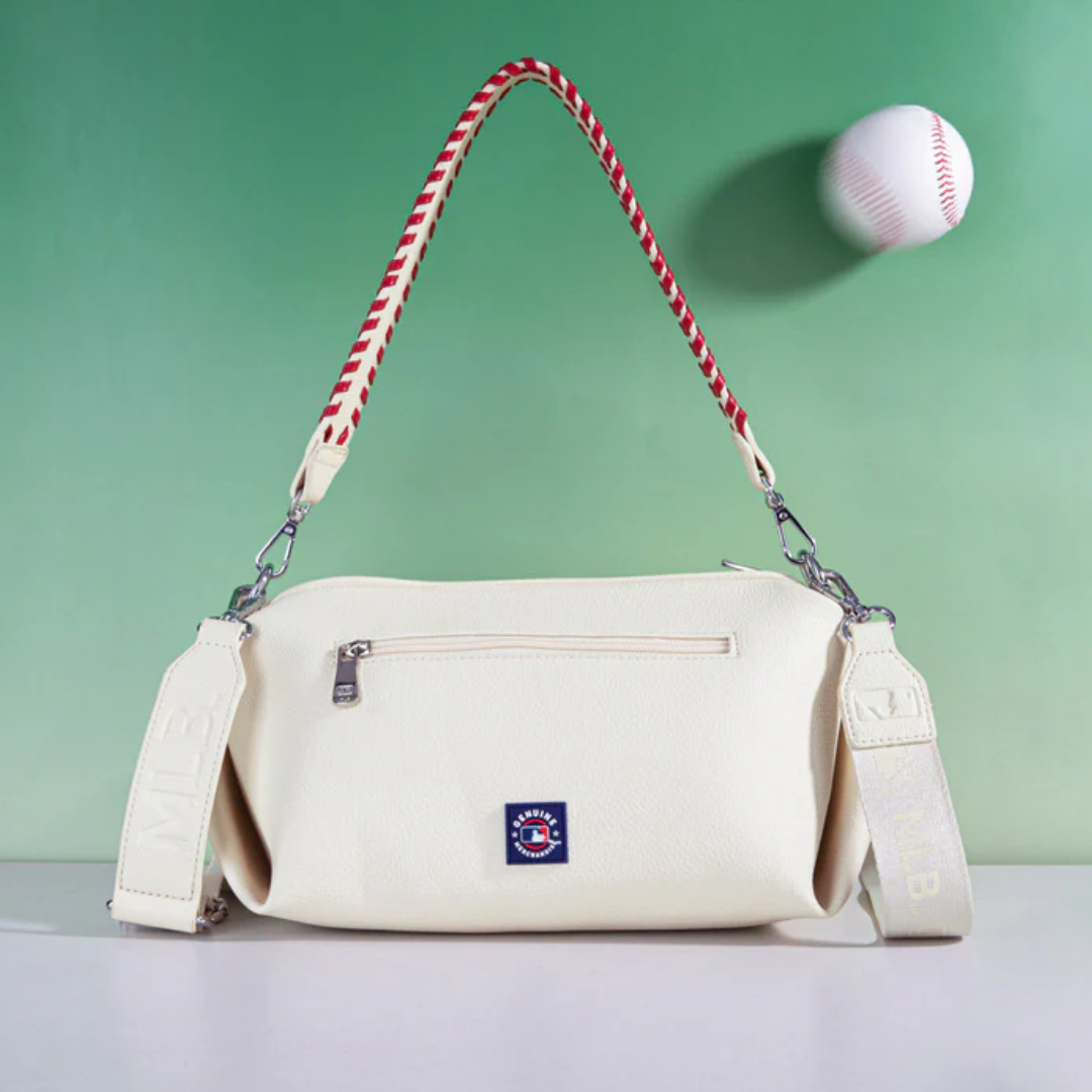 Chicago Cubs Embroidered Logo Synthetic Leather Crossbody Bag
