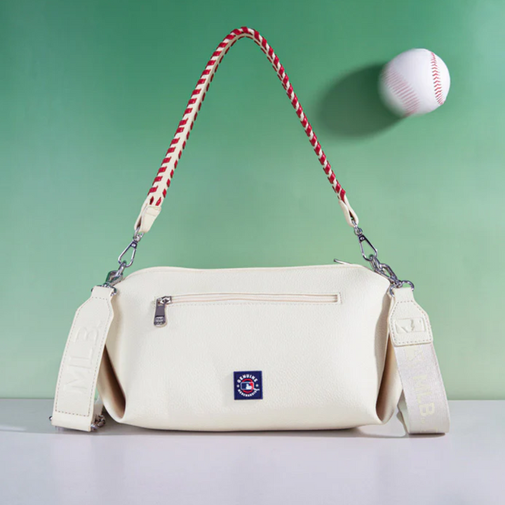 Chicago Cubs Embroidered Logo Synthetic Leather Crossbody Bag