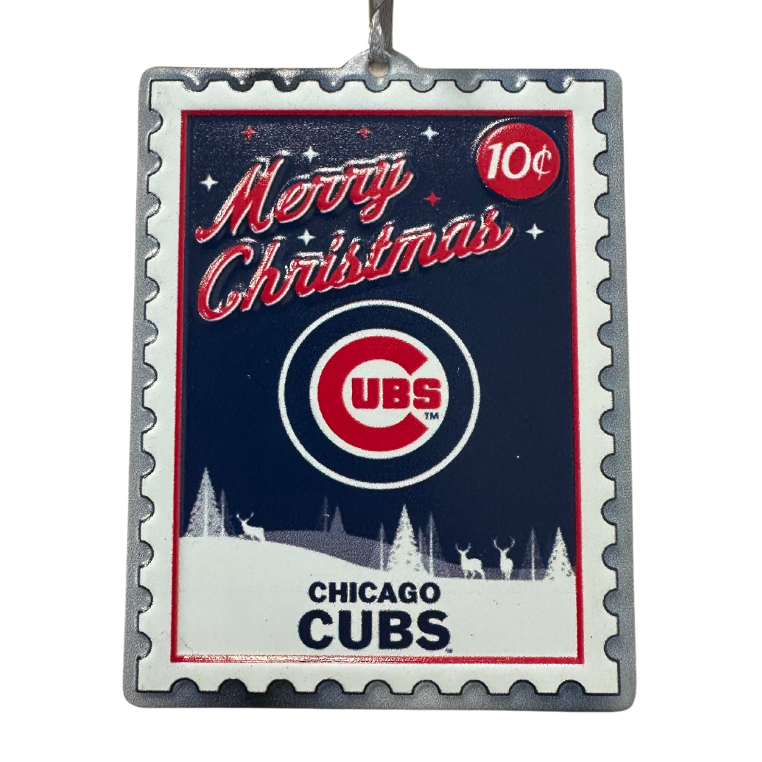 CHICAGO CUBS VINTAGE STAMP ORNAMENT