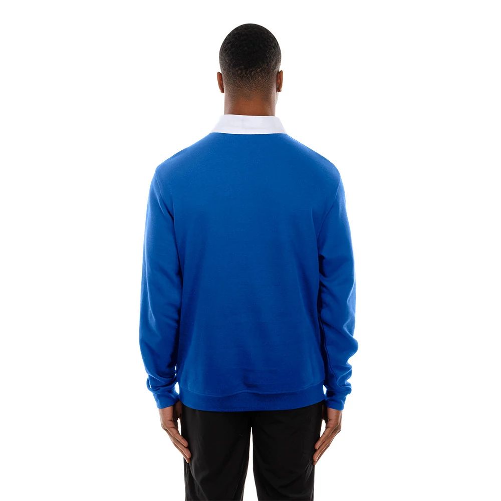 Chicago Cubs Legacy Rugby Shirt by New Era Men's Long Sleeve T-Shirt NEW ERA CAP COMPANY INC