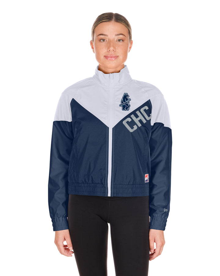 Chicago Cubs 1914 Leisure Women's Windbreaker by New Era Jackets & Outerwear NEW ERA CAP COMPANY INC