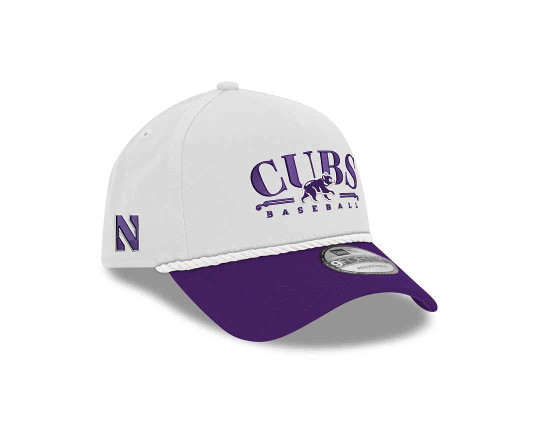 Chicago Cubs X Northwestern 9Forty Adjustable Cap by New Era Caps NEW ERA CAP COMPANY INC