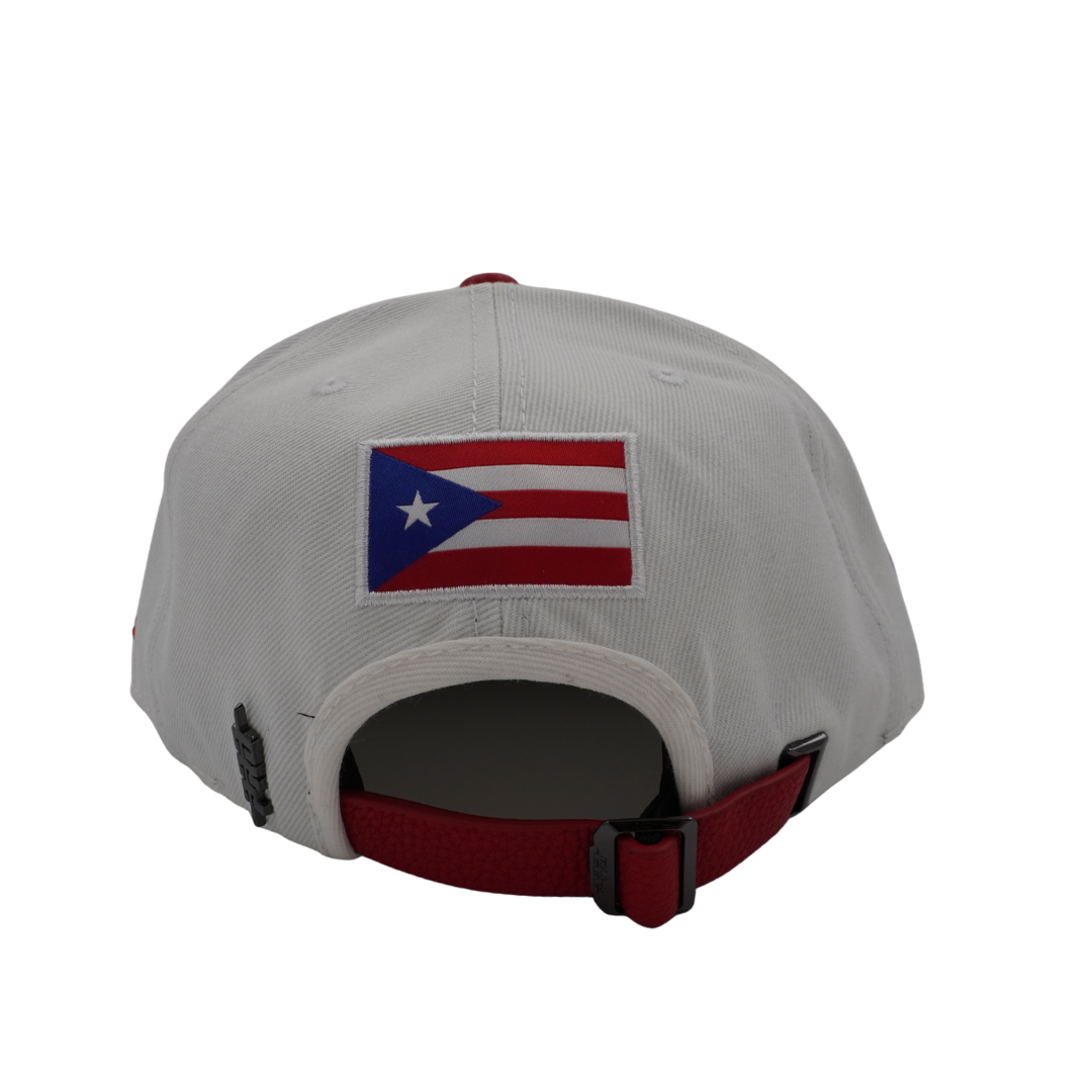 Chicago Cubs Puerto Rico Flag Leather Adjustable Cap by Pro Standard - Ivy Shop