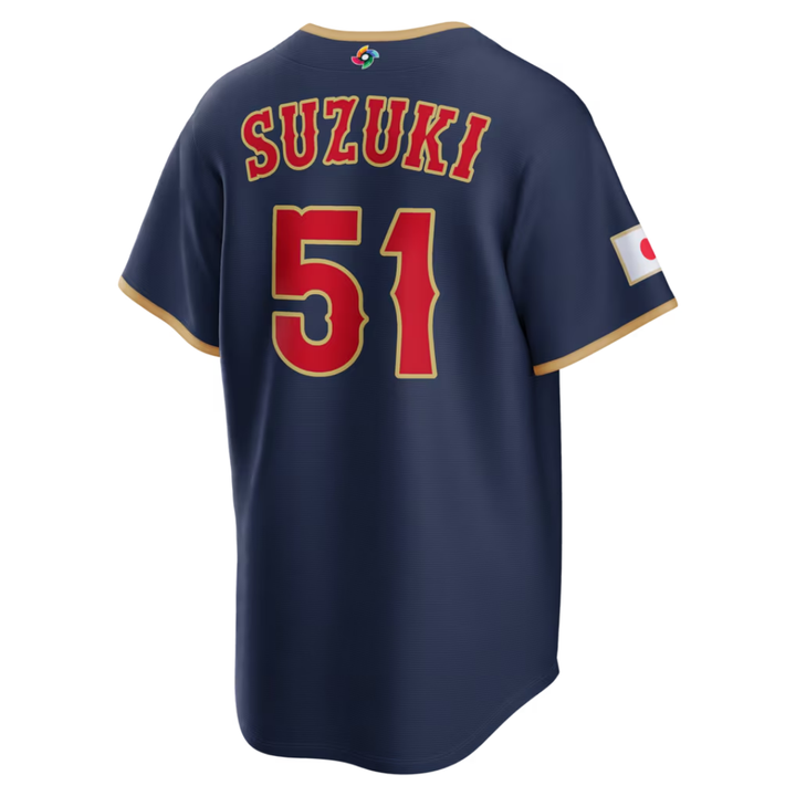 Seiya Suzuki Japan Baseball Adult Jersey by Nike Jerseys NIKE USA