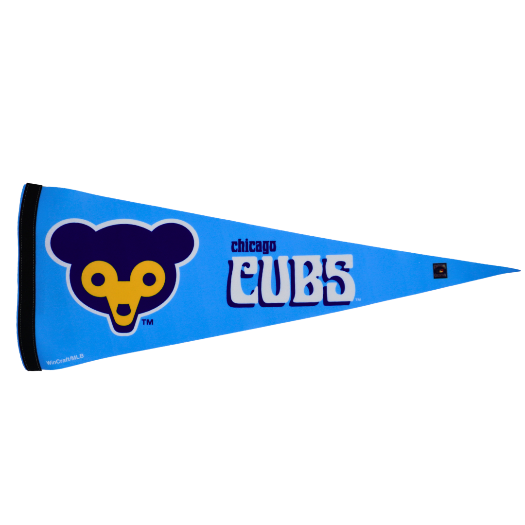 Chicago Cubs 1969 Logo Premium Pennant in Light Blue by WinCraft Flags & Pennants WINCRAFT INCORPORATED