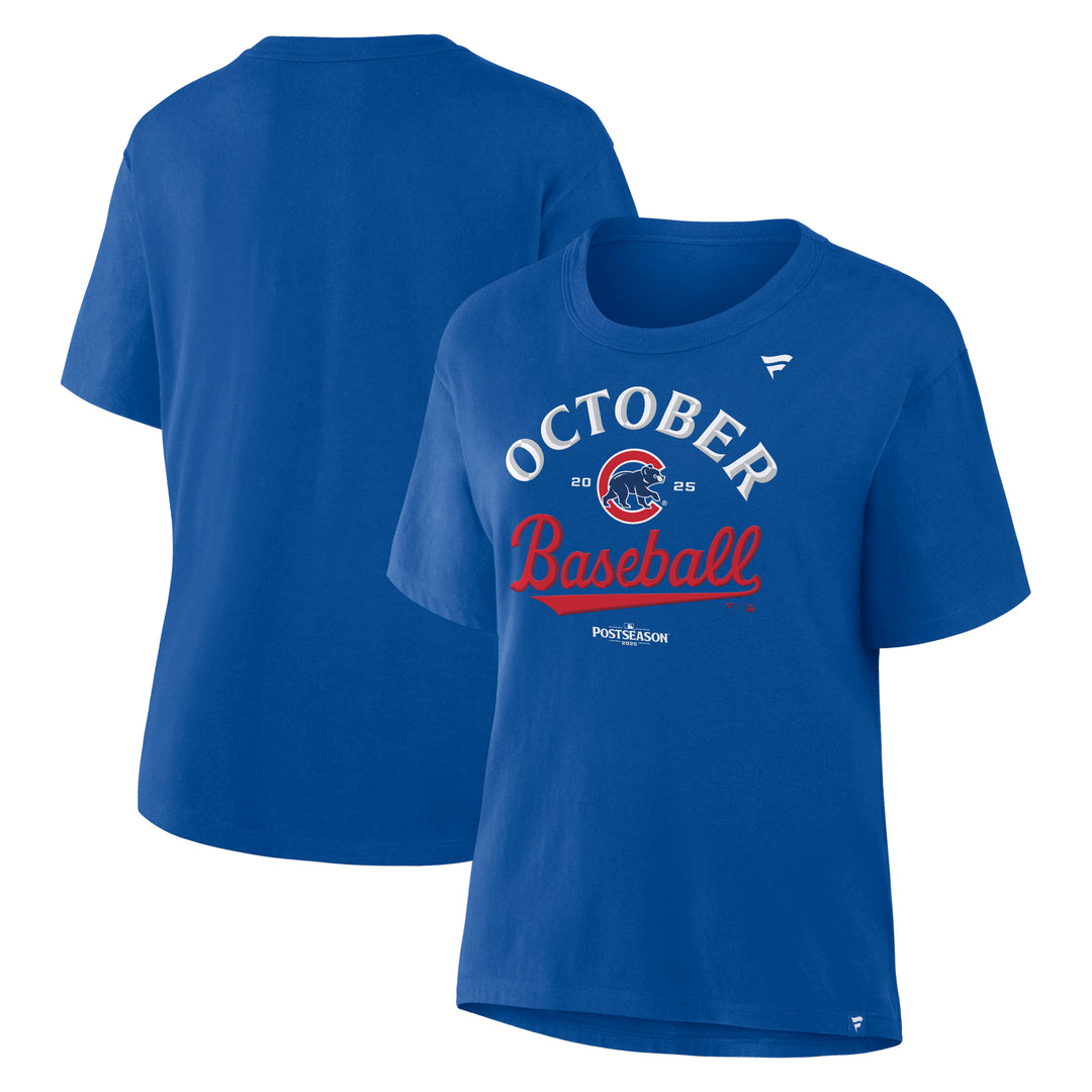 Chicago Cubs 2025 Postseason Women's Tee SHORT SLEEVE Nike