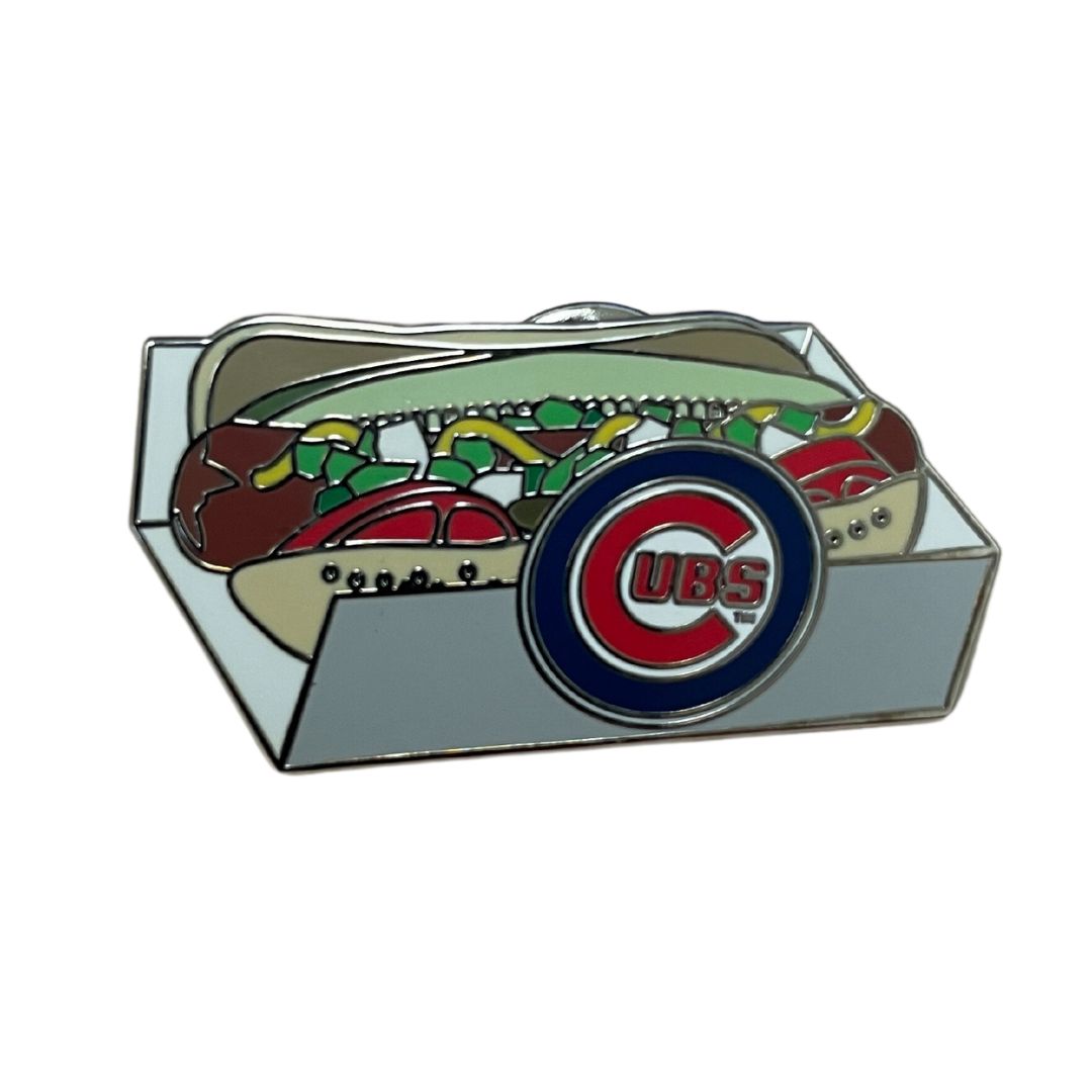 CHICAGO CUBS PSG HOT DOG LAPEL PIN
