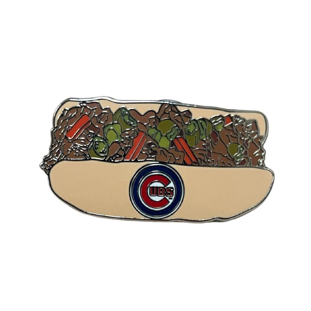 CHICAGO CUBS PSG ITALIAN BEEF LAPEL PIN