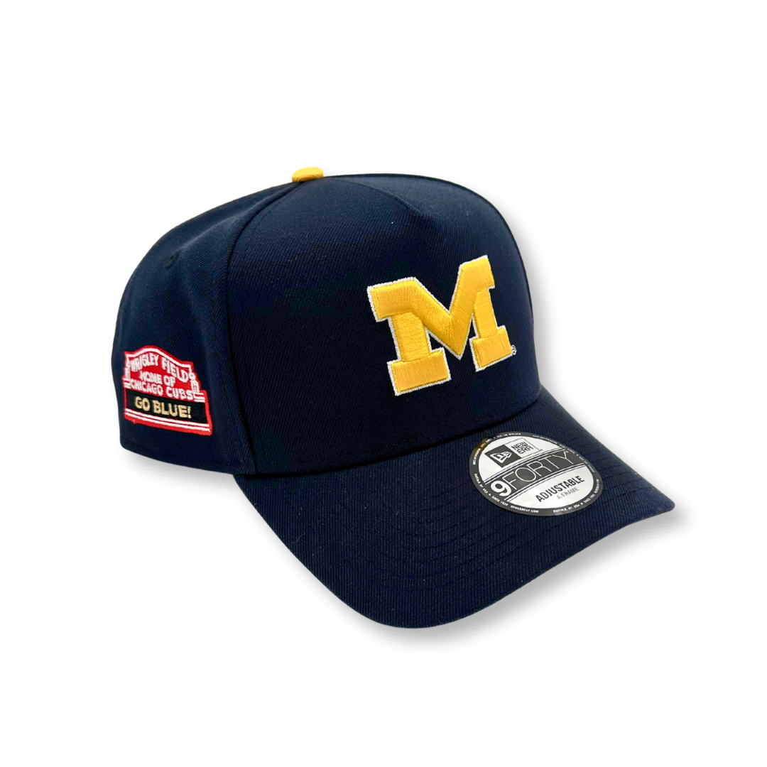 Wrigley Field Michigan Marquee Snapback Navy Cap by New Era CAPS Ivy Shop