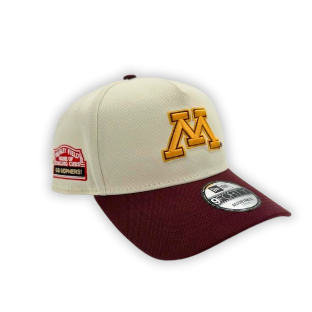 Wrigley Field Minnesota Marquee Snapback Chrome Cap by New Era