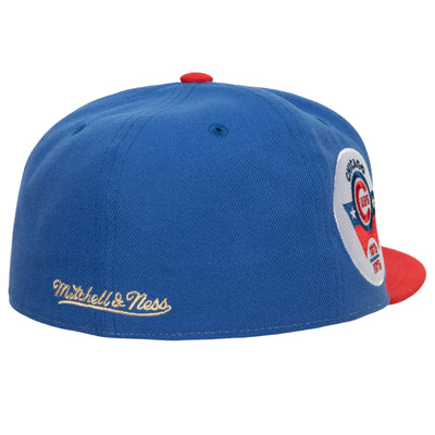 CHICAGO CUBS MITCHELL & NESS 1969 LOGO TRICOLOR FITTED CAP