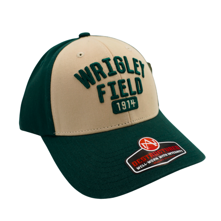 Wrigley Field Pastime Cap - Green & Ivory