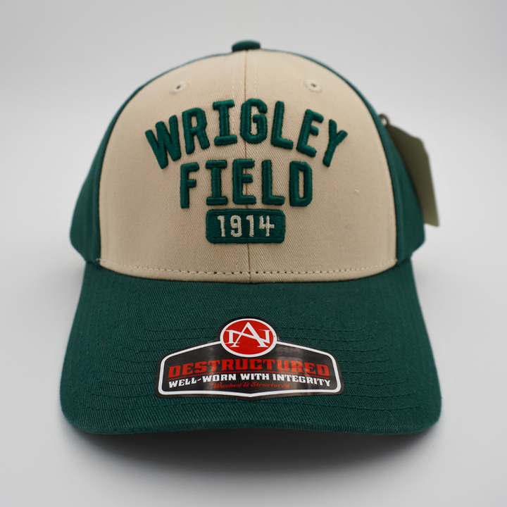 Wrigley Field Pastime Cap - Green & Ivory