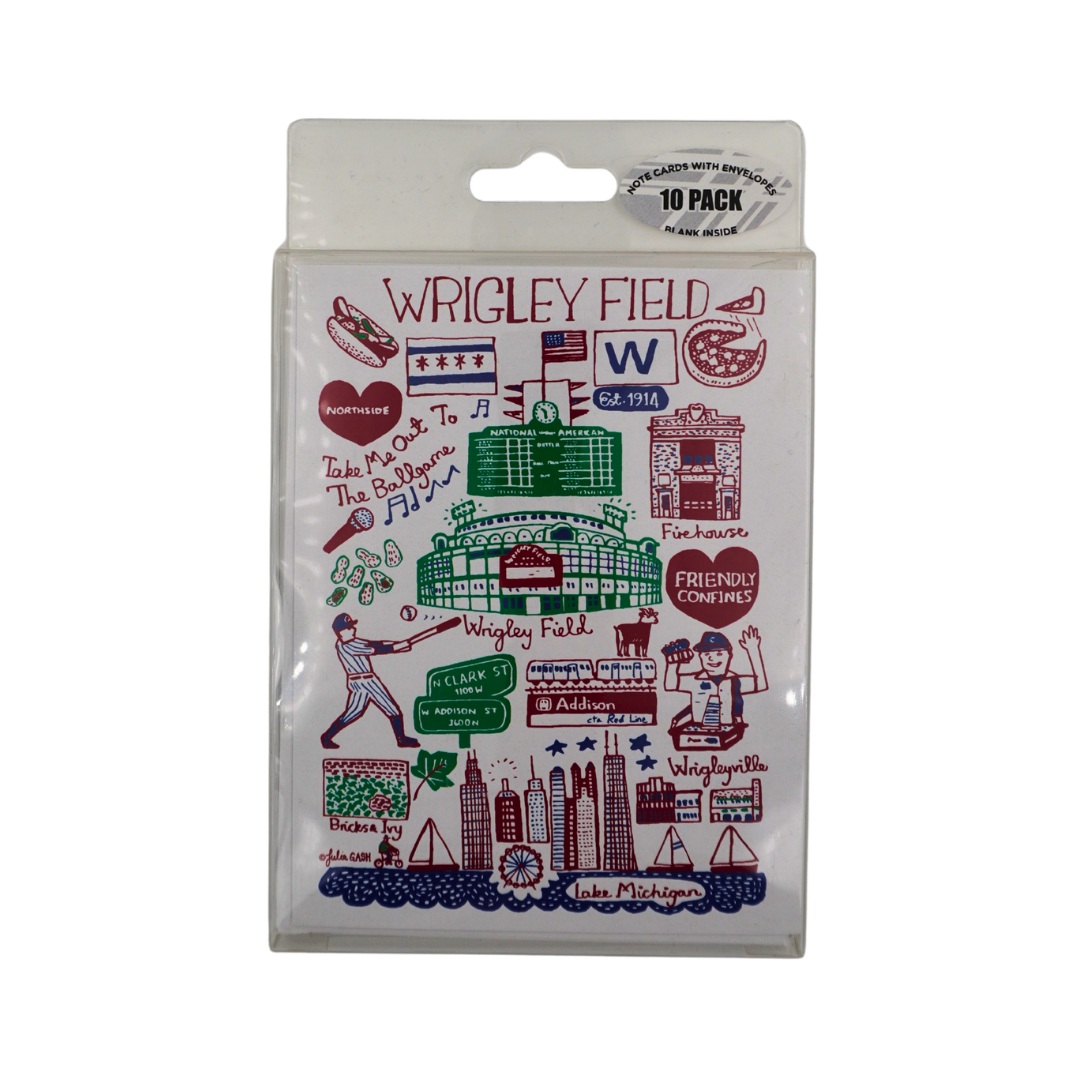 Cubs Wrigley Field X Julia Gash Notecards - 10 Pack