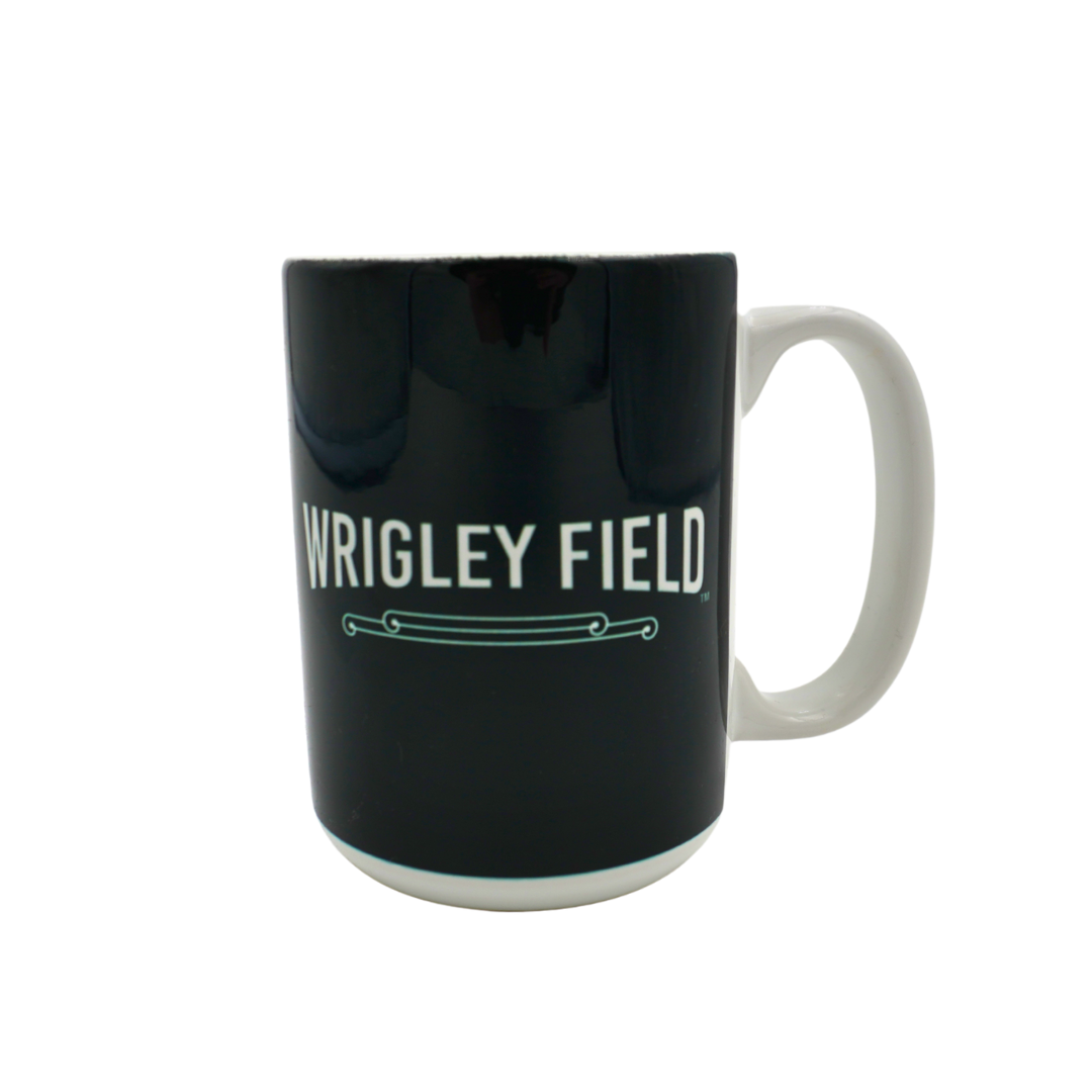 Wrigley Field Clock Mug - Green