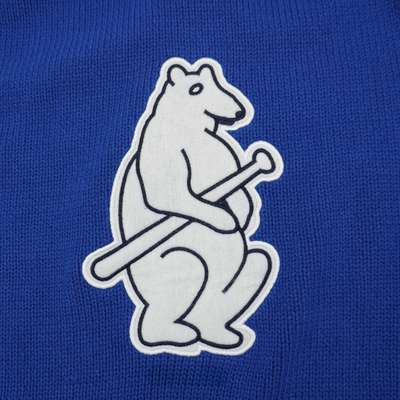CHICAGO CUBS ROYAL BLUE 1914 LOGO SWEATER