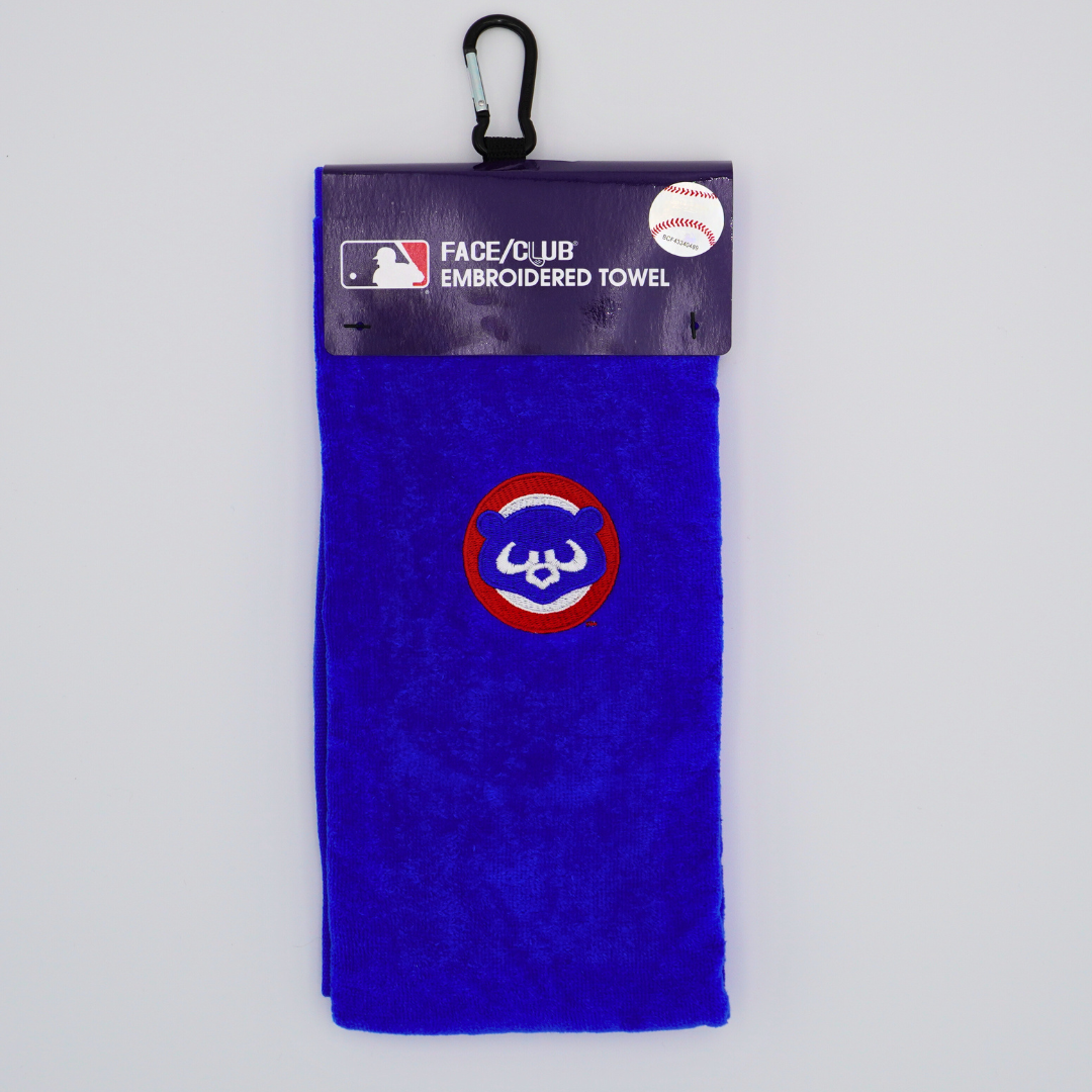 CHICAGO CUBS WINCRAFT1984 BEAR EMBROIDERED GOLF TOWEL