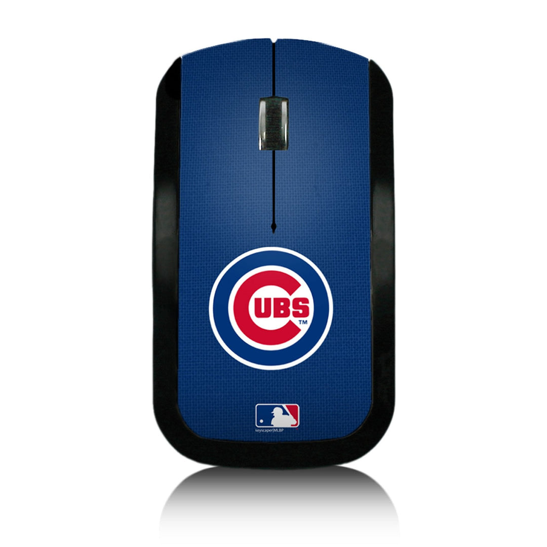 Chicago Cubs Solid Wireless Mouse Office Products Keyscaper