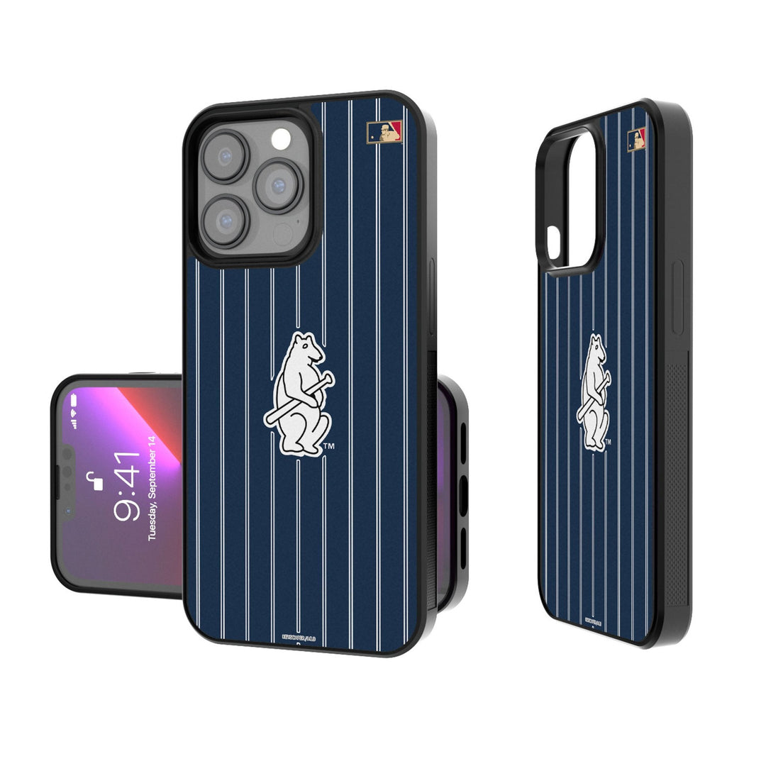 Chicago Cubs 1914 - Cooperstown Collection Pinstripe Bump Phone Case Phone Cases Keyscaper