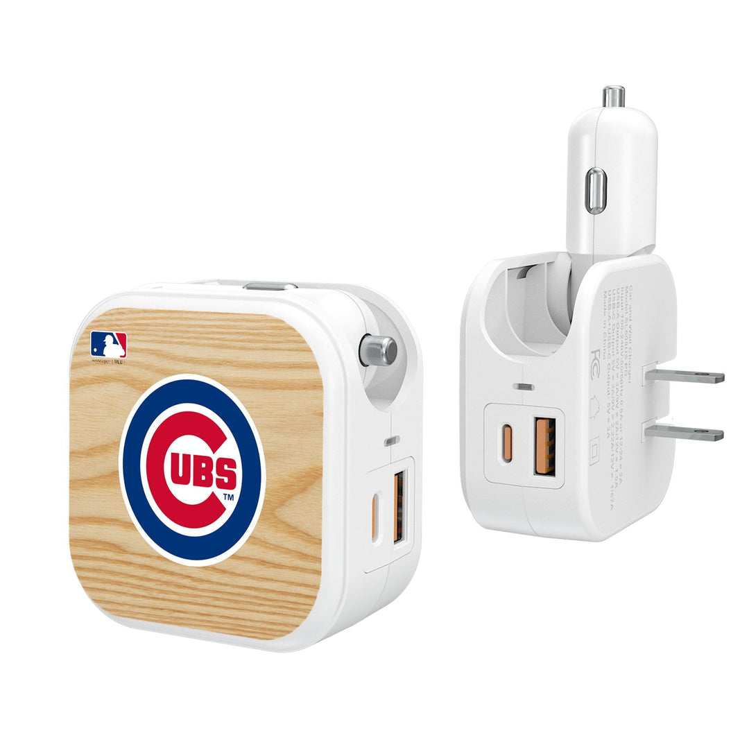 Chicago Cubs Baseball Bat 2 in 1 USB Charger Chargers and Powerbanks Keyscaper