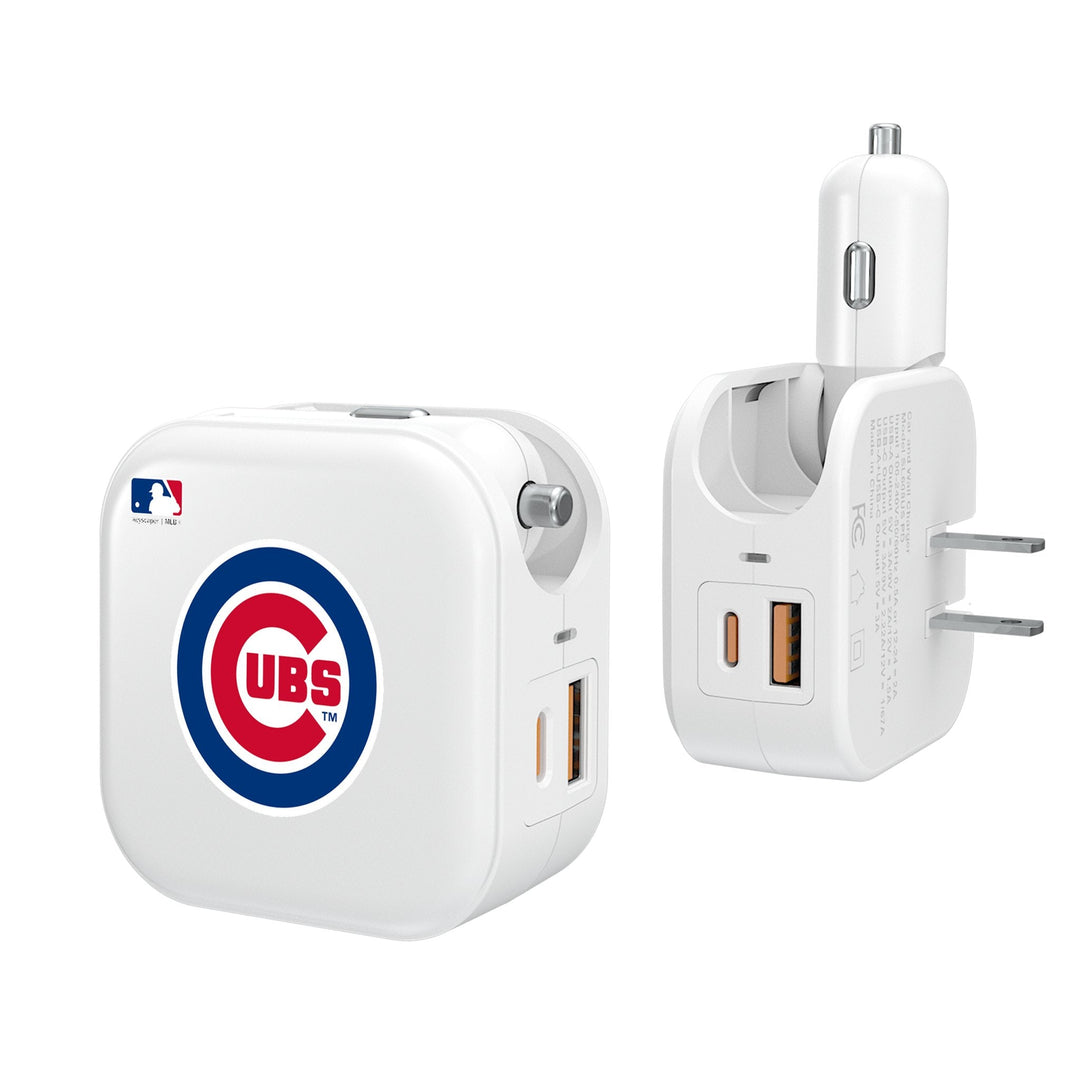 Chicago Cubs Insignia 2 in 1 USB Charger Chargers and Powerbanks Keyscaper