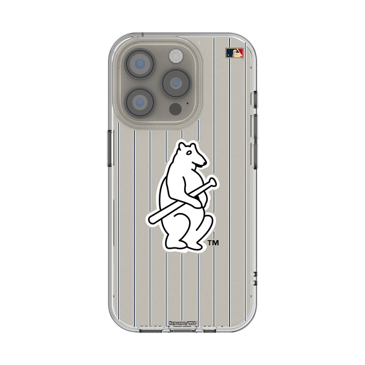 Chicago Cubs 1914 - Cooperstown Collection Pinstripe Clear Phone Case for Apple iPhone Phone Cases Keyscaper