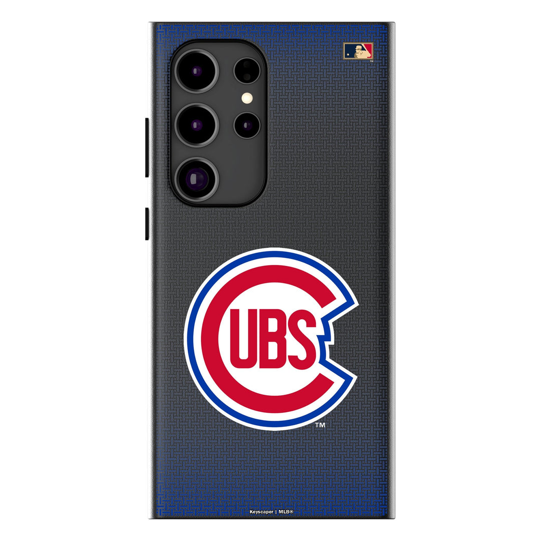 Chicago Cubs 1948-1956 - Cooperstown Collection Linen MagSafe Compatible Phone Case for Samsung Galaxy Phone Cases Keyscaper