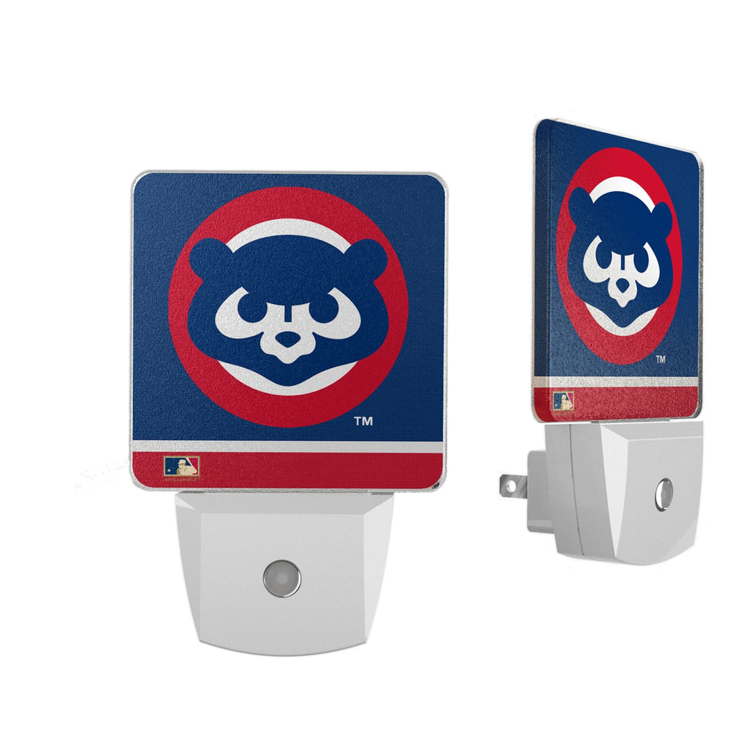 Chicago Cubs Home 1979-1993 - Cooperstown Collection Stripe Night Light 2-Pack Office Products Keyscaper