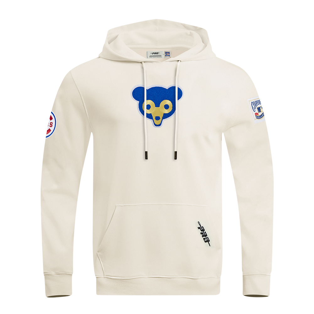Chicago Cubs 1969 Cooperstown Hoodie in Cream by Pro Standard Sweatshirts & Hoodies PRO STANDARD