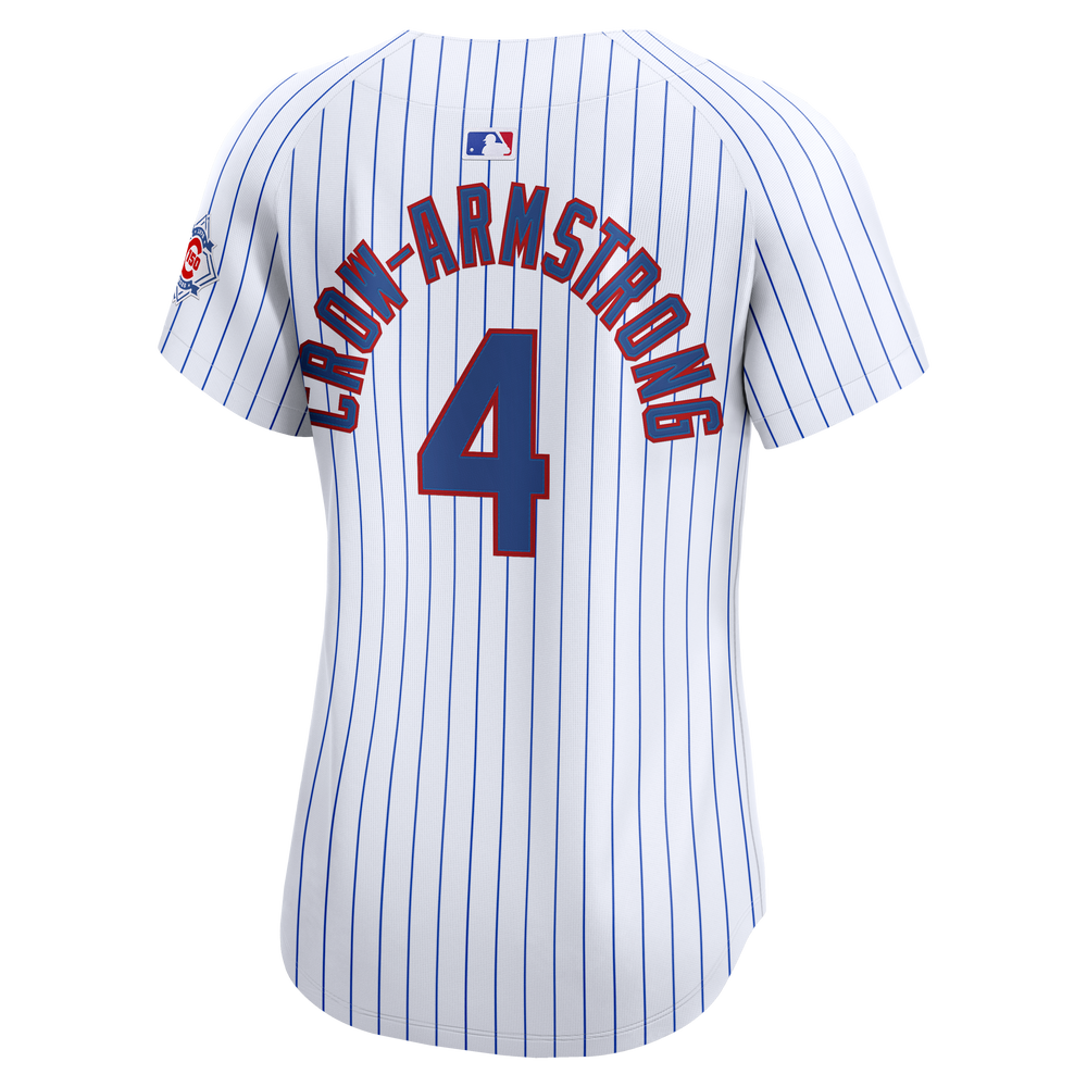 Chicago Cubs Women's Pete Crow-Armstrong Home 150th Anniversary Limited Jersey by Nike Jerseys Nike