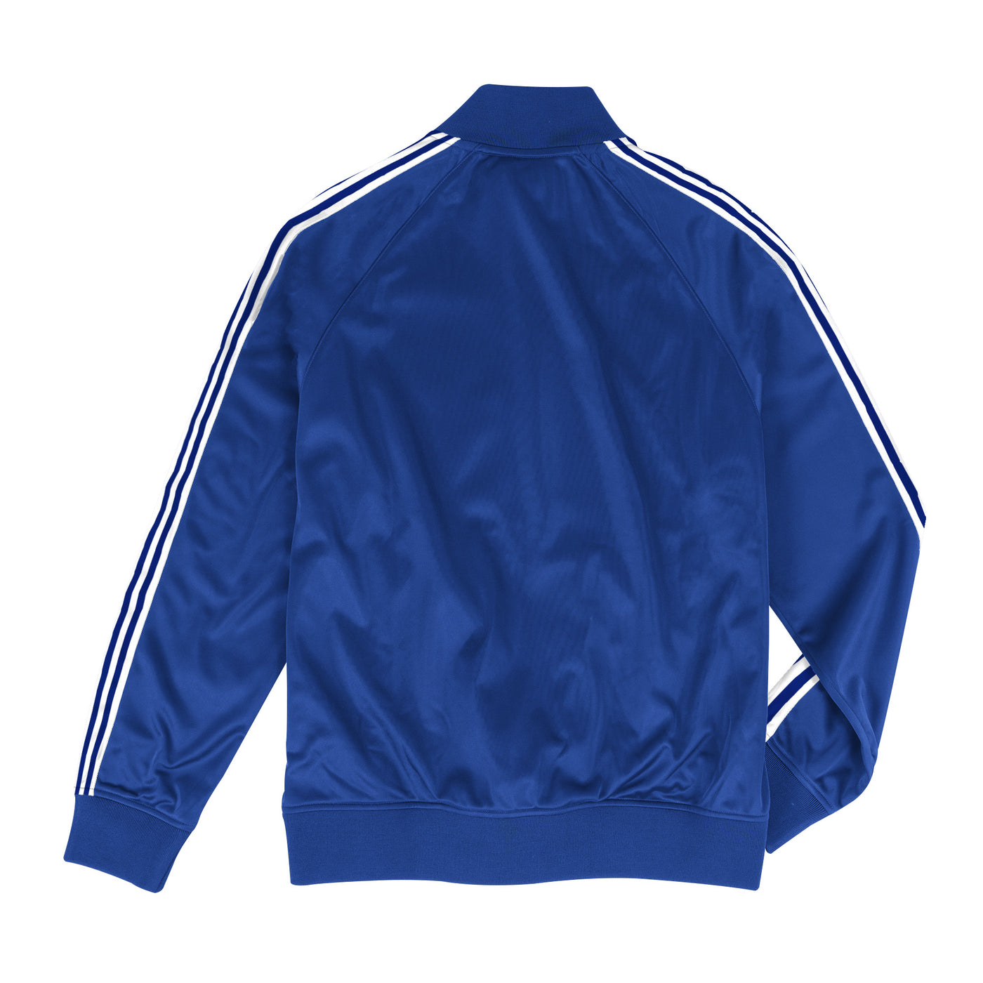 CHICAGO CUBS MITCHELL & NESS MEN'S BIG & TALL 1914 LOGO STRIPED BLUE TRACK JACKET
