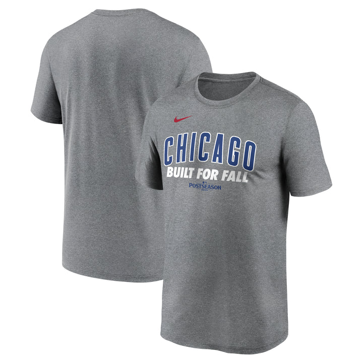 Chicago Cubs 2025 Postseason Grey Unisex Adult Tee SHORT SLEEVE Nike