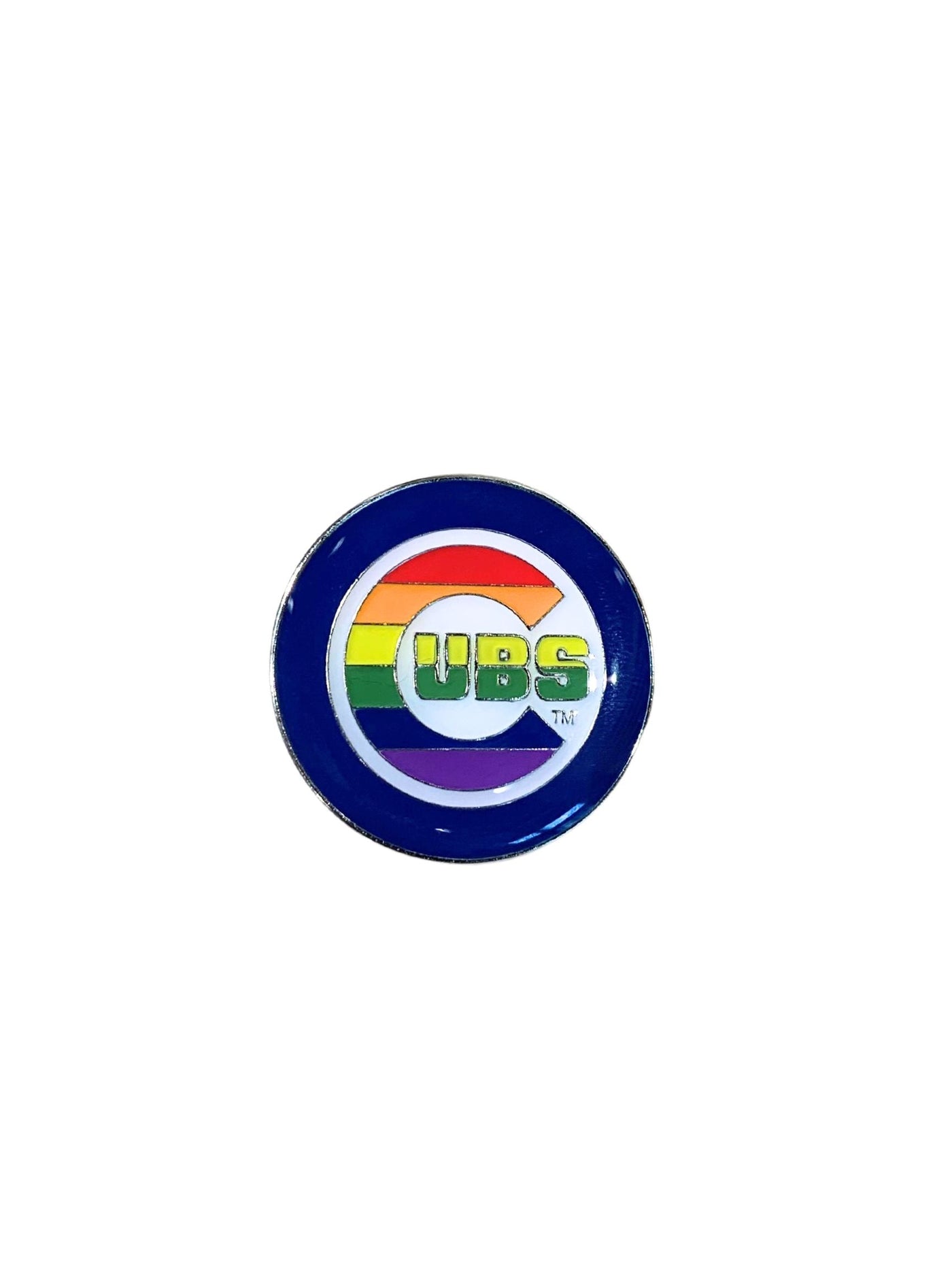 CHICAGO CUBS AMINCO C LOGO PRIDE PIN