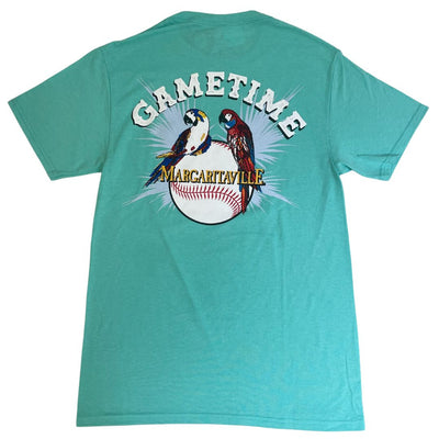 CHICAGO CUBS MARGARITAVILLE MEN'S PARROT GREEN TEE