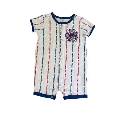 CHICAGO CUBS WALKING BEAR LOGO INFANT ONESIE